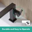 Hansgrohe Tecturis E Single-Hole Fine 110, 1.2 Gpm In Matte Black, 73021671
