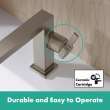 Hansgrohe Tecturis E Single-Hole Fine 110, 1.2 Gpm In Brushed Nickel, 73021821