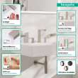 Hansgrohe Tecturis E Widespread Faucet 150, 1.2 Gpm In Brushed Nickel, 73031821