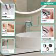 Hansgrohe Tecturis S Single-Hole Fine 240, 1.2 Gpm In Brushed Black Chrome, 73372341