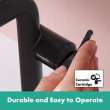 Hansgrohe Tecturis S Single-Hole Fine 240, 1.2 Gpm In Matte Black, 73372671