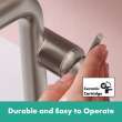 Hansgrohe Tecturis S Single-Hole Fine 240, 1.2 Gpm In Brushed Nickel, 73372821