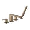 Hansgrohe Tecturis E 4-Hole Roman Tub Set Trim With 1.75 Handshower In Brushed Bronze, 73444141
