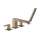 Hansgrohe Tecturis E 4-Hole Roman Tub Set Trim With 1.75 Handshower In Brushed Bronze, 73444141