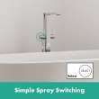 Hansgrohe Tecturis E Freestanding Tub Filler With 1.75 Gpm Handshower