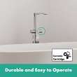 Hansgrohe Tecturis E Freestanding Tub Filler With 1.75 Gpm Handshower
