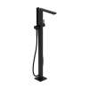 Hansgrohe Tecturis E Freestanding Tub Filler With 1.75 Gpm Handshower In Matte Black, 73445671