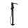 Hansgrohe Tecturis E Freestanding Tub Filler With 1.75 Gpm Handshower In Matte Black, 73445671