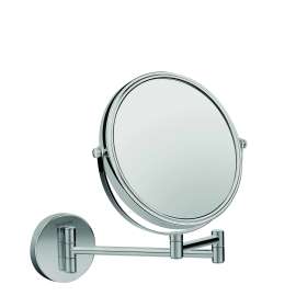 Hansgrohe Logis Universal Pull-Out Shaving Mirror In Chrome, 73561000