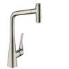 Hansgrohe Metris Select Higharc Kitchen Faucet, 2-Spray Pull-Out, 1.75 Gpm In Stainless Steel Optic, 73820801