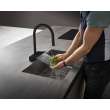 Hansgrohe Aquno Select Higharc Kitchen Faucet, 3-Spray Pull-Down With Sbox, 1.75 Gpm In Matte Black, 73831671