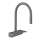 Hansgrohe Aquno Select Higharc Kitchen Faucet, 3-Spray Pull-Down, 1.75 Gpm In Brushed Black Chrome, 73837341