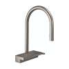 Hansgrohe Aquno Select Higharc Kitchen Faucet, 3-Spray Pull-Down, 1.75 Gpm In Stainless Steel Optic, 73837801