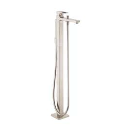Hansgrohe Metropol Freestanding Tub Filler Trim With Loop Handle And 1.75 Gpm Handshower In Brushed Nickel, 74532821