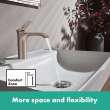 Hansgrohe Vivenis Single-Hole Faucet 80 With Pop--Up Drain, 1.2 Gpm In Brushed Nickel, 75010821