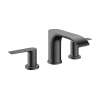 Hansgrohe Vivenis Widespread Faucet 95 With Pop-Up Drain, 1.2 Gpm In Brushed Black Chrome, 75033341