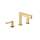 Hansgrohe Finoris Widespread Faucet 110 With Pop-Up Drain, 1.2 Gpm In Brushed Gold Optic, 76033251