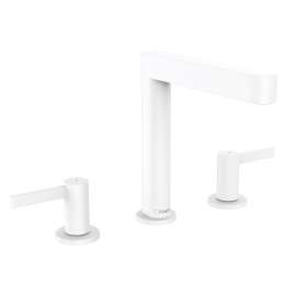 Hansgrohe Finoris Wide-Spread Faucet 160 With Pop-Up Drain, 1.2 Gpm In Matte White, 76034701