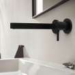 Hansgrohe Finoris Wall-Mounted Single-Handle Faucet Trim, 1.2 Gpm In Matte Black, 76050671