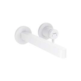 Hansgrohe Finoris Wall-Mounted Single-Handle Faucet Trim, 1.2 Gpm In Matte White, 76050701