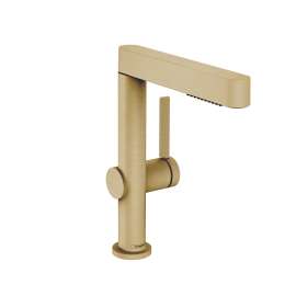 Hansgrohe Finoris Single-Hole Faucet 230 With 2-Spray Pull-Out, 1.2 Gpm In Brushed Gold Optic, 76063251