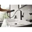 Hansgrohe Finoris Single-Hole Faucet 230 With 2-Spray Pull-Out, 1.2 Gpm In Matte Black, 76063671