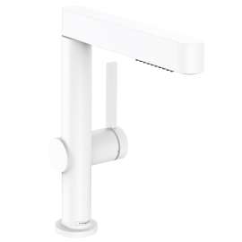Hansgrohe Finoris Single-Hole Faucet 230 With 2-Spray Pull-Out, 1.2 Gpm In Matte White, 76063701