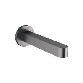 Hansgrohe Finoris Tub Spout In Brushed Black Chrome, 76410341