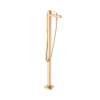 Hansgrohe Finoris Freestanding Tub Filler Trim With 1.75 Gpm Handshower In Brushed Gold Optic, 76445251