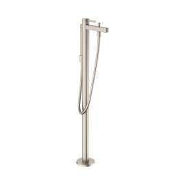 Hansgrohe Finoris Freestanding Tub Filler Trim With 1.75 Gpm Handshower In Brushed Nickel, 76445821