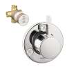 K04232-15930CR S Trio/Quattro Trim with 3-Way Diverter Rough-In in Chrome