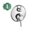 K15752-01850CR Ecostat C Thermostatic Trim with Volume Control with Rough-In in Chrome