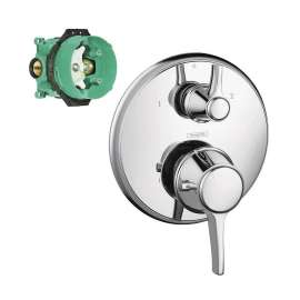 K15753-01850CR Ecostat C Thermostatic Trim with Volume Control and Diverter with Rough-In in Chrome