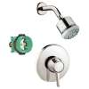 KS15404-28496PN Clubmaster Showerhead Kit with PBV Trim and Rough-in in Polished Nickel