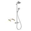 KS27115-16181CR Raindance S 240 Showerpipe, Thermostatic Basic Set Included in Chrome