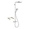 KS27129-16181CR Raindance Select S 240 Showerpipe, Thermostatic Basic Set Included in Chrome