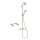 KS27169-16181BN Croma Green Showerpipe, Thermostatic Basic Set Included in Brushed Nickel