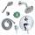 KSH04447-27457-04PC Raindance Shower Faucet Kit with Handshower PBV Trim with Diverter and Rough-in in Chrome