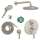 KSH04447-27474-31BN Raindance Shower Faucet Kit with Handshower PBV Trim with Diverter and Rough-in in Brushed Nickel