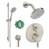 KSH04447-27486-66BN Raindance Shower Faucet Kit with Handshower Wallbar PBV Trim with Diverter and Rough-in in Brushed Nickel