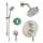 KSH04447-27486-66BN Raindance Shower Faucet Kit with Handshower Wallbar PBV Trim with Diverter and Rough-in in Brushed Nickel