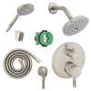 KSH04447-27495-14BN Raindance Shower Faucet Kit with Handshower PBV Trim with Diverter and Rough-in in Brushed Nickel