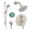 KSH04447-27495-66BN Raindance Shower Faucet Kit with Handshower Wallbar PBV Trim with Diverter and Rough-in in Brushed Nickel