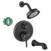 KST04449-04070-88RB Croma Shower Faucet Kit with Tub Spout PBV Trim with Diverter and Rough-in in Rubbed Bronze
