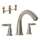 KT06120-06607BN Swing C 2-Handle Roman Tub Filler with Rough-In in Brushed Nickel