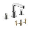 KT31436-06607CR Metris S 2-Handle Roman Tub Faucet with Full Handles and Rough-In in Chrome