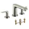 KT31440-06607BN Metris E 2-Handle Roman Tub Faucet with Rough-In in Brushed Nickel