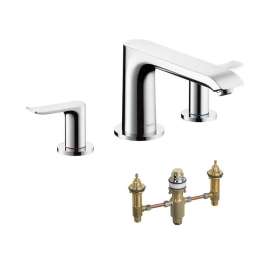 KT31440-06607CR Metris E 2-Handle Roman Tub Faucet with Rough-In in Chrome