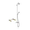 KTS27143-16181CR Croma R Green Tub/Shower Showerpipe, Thermostatic Basic Set Included in Chrome