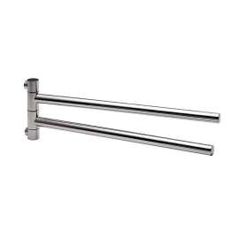 Citterio 17-In Dual Swivel Towel Bar